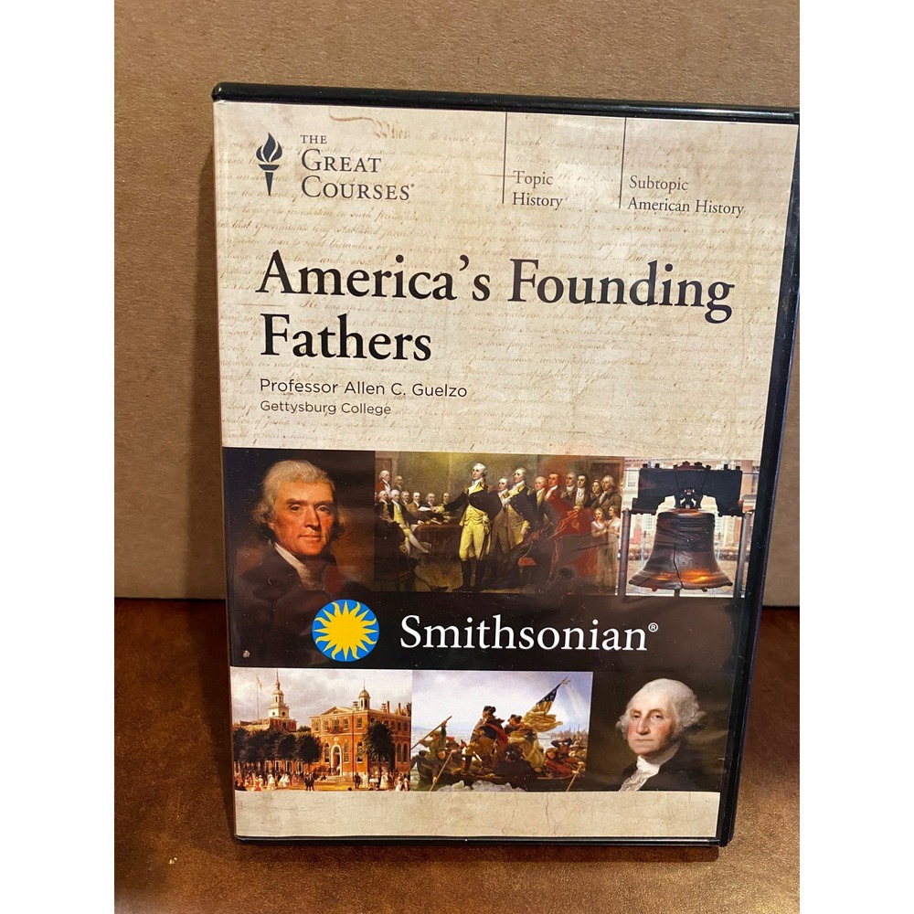 The Great Courses Americas Founding Fathers DVD 36 Lectures Smithsonian Guelzo
